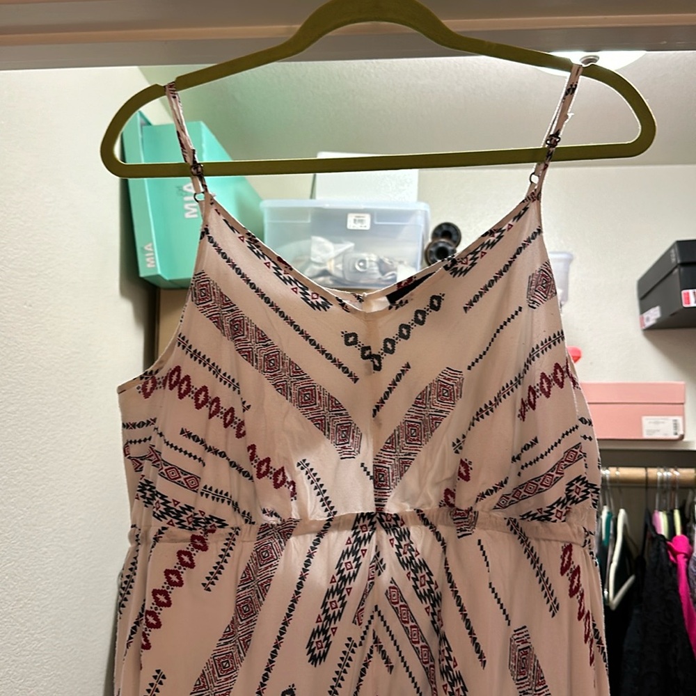 Southwestern print maxi dress